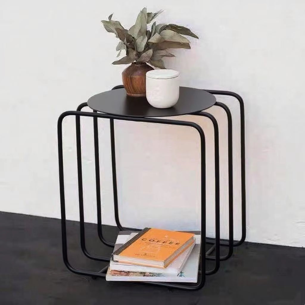 Lineform — Minimalist Metal Side Table