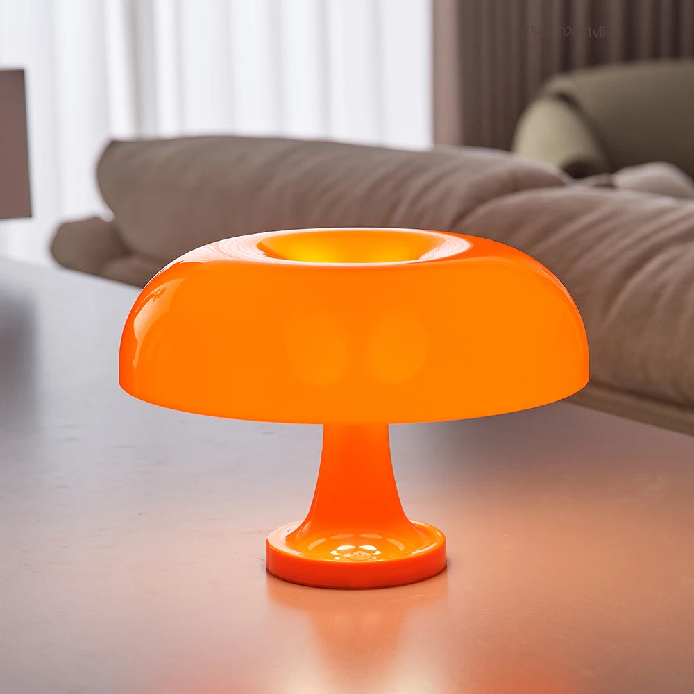 Bauhaus Bloom — Mushroom Table Lamp (3-Color Dimming)