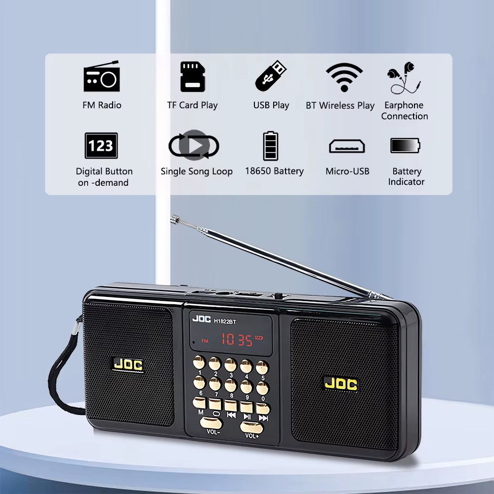 Pocket Frequency — Portable FM Radio + Bluetooth Speaker