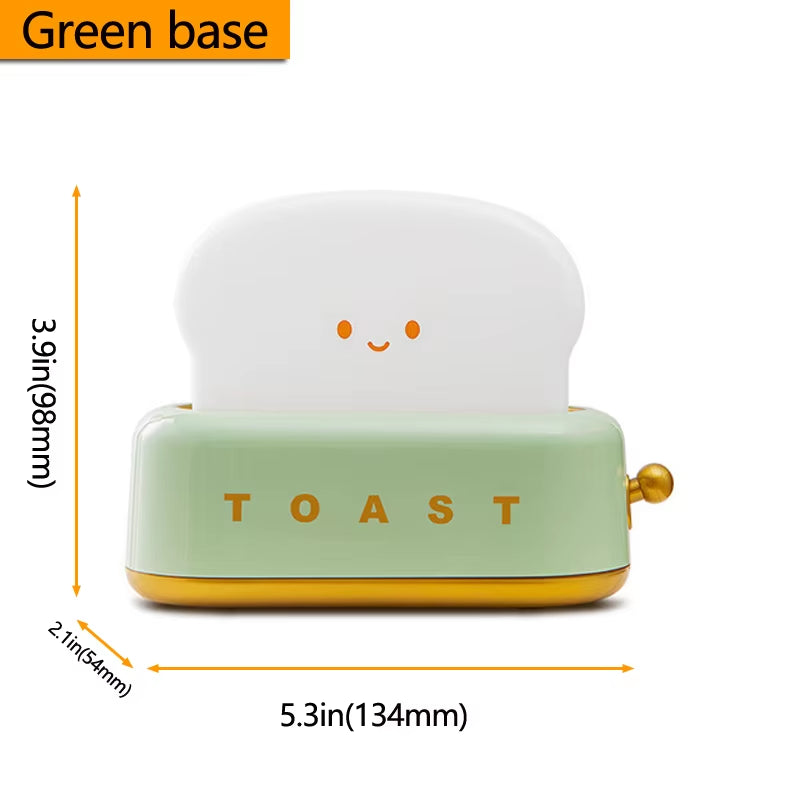 Toastie — Rechargeable Toaster Night Light (Dimmable + Timer)