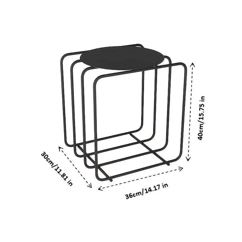 Lineform — Minimalist Metal Side Table