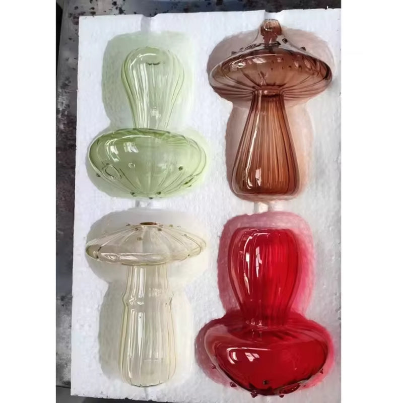 Mosscap — Color Glass Mushroom Vase