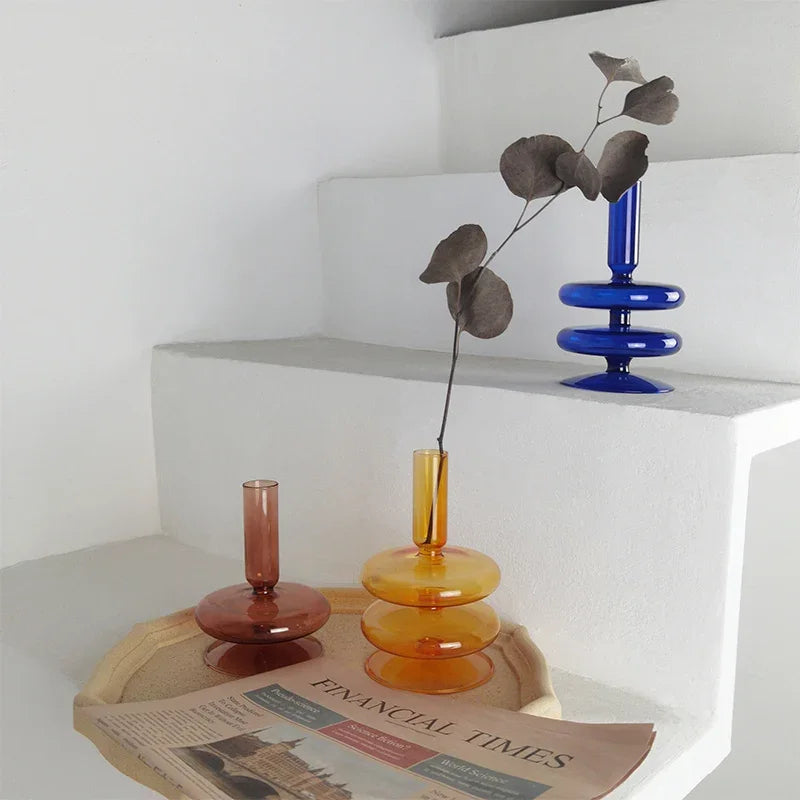 Clear Bloom — Glass Tabletop Flower Vase