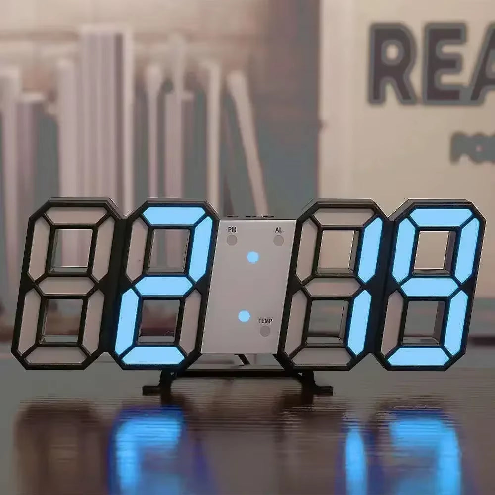 After Hours — LED Digital Wall Clock with Night Mode