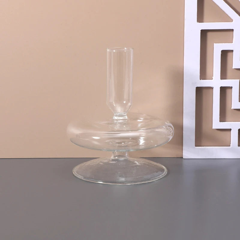 Clear Bloom — Glass Tabletop Flower Vase