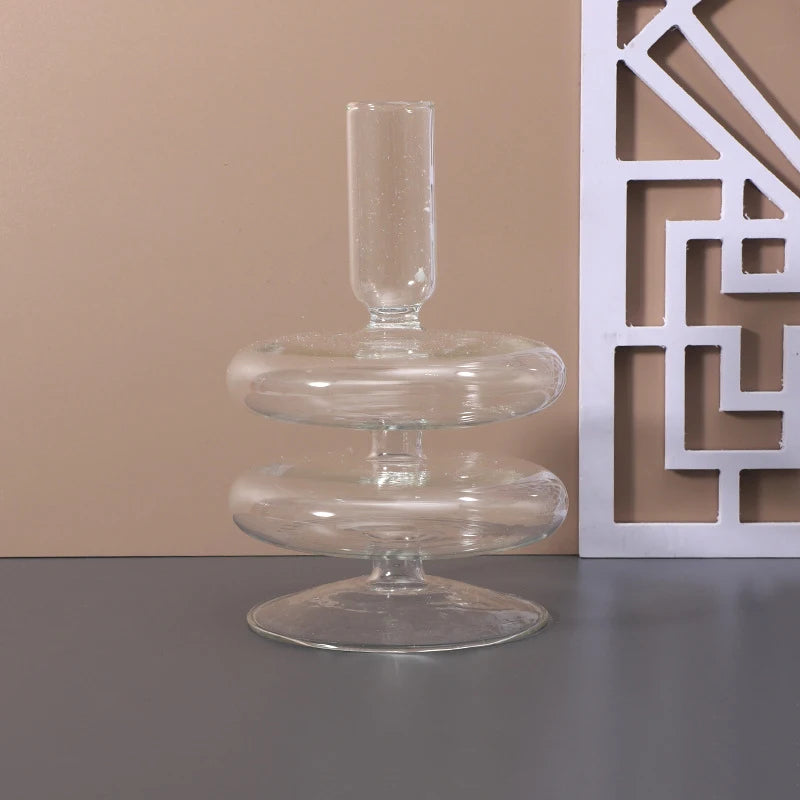 Clear Bloom — Glass Tabletop Flower Vase