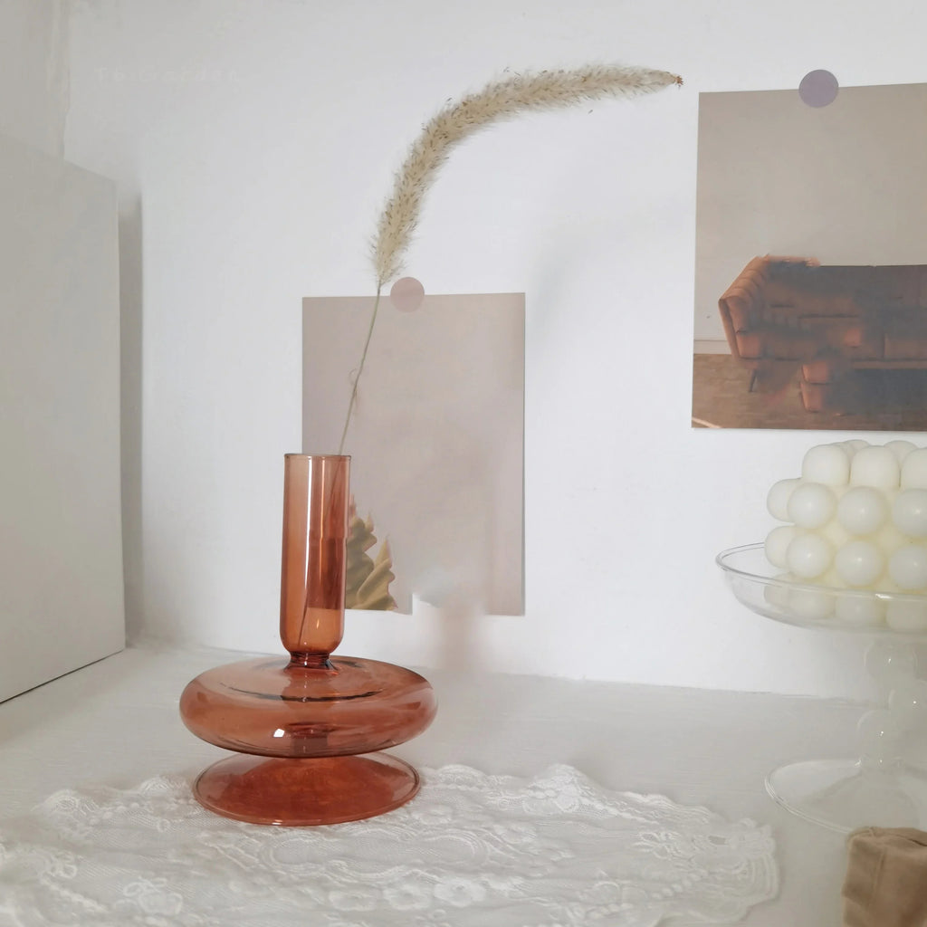 Clear Bloom — Glass Tabletop Flower Vase