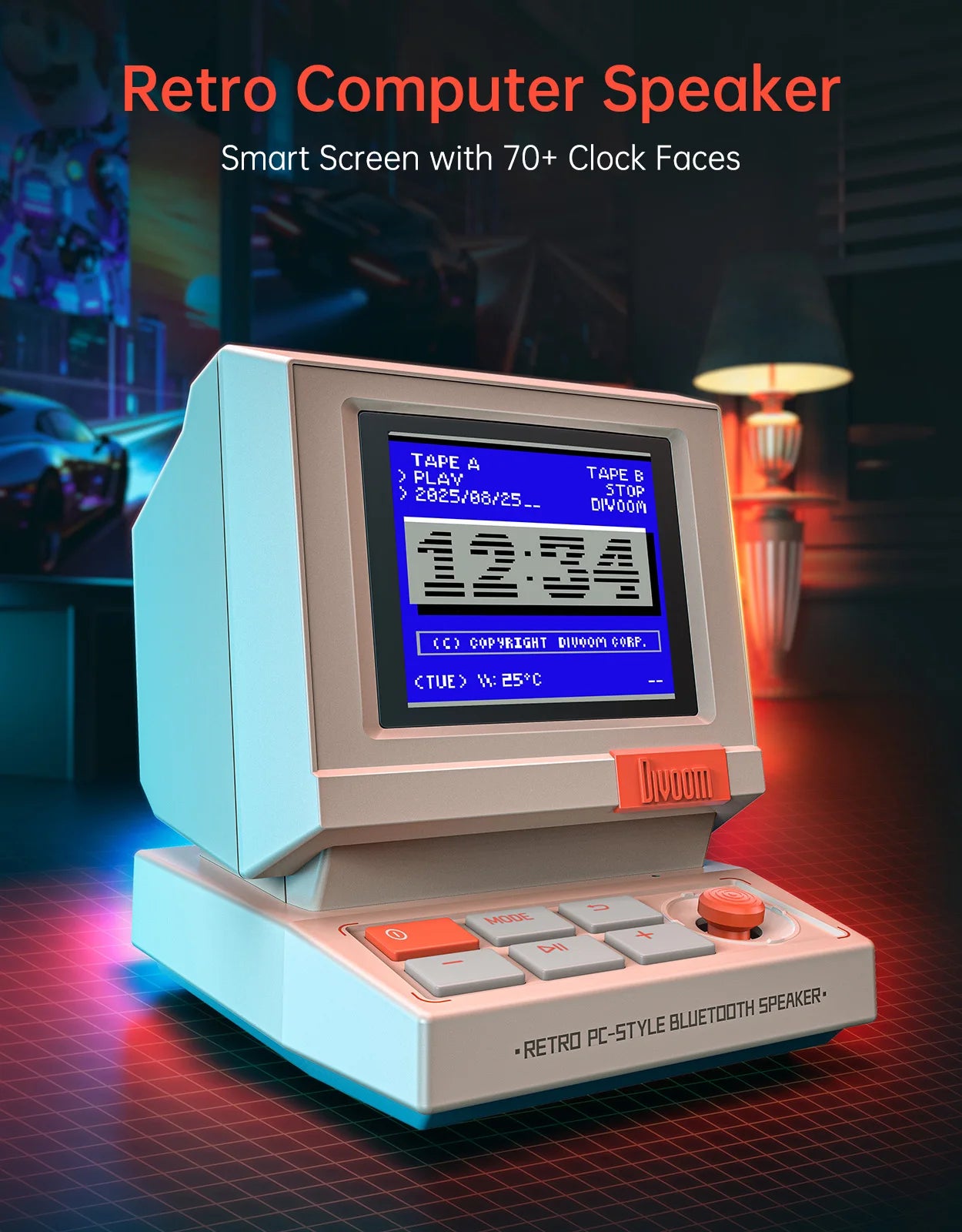 Pixel Desk — Retro Bluetooth Speaker