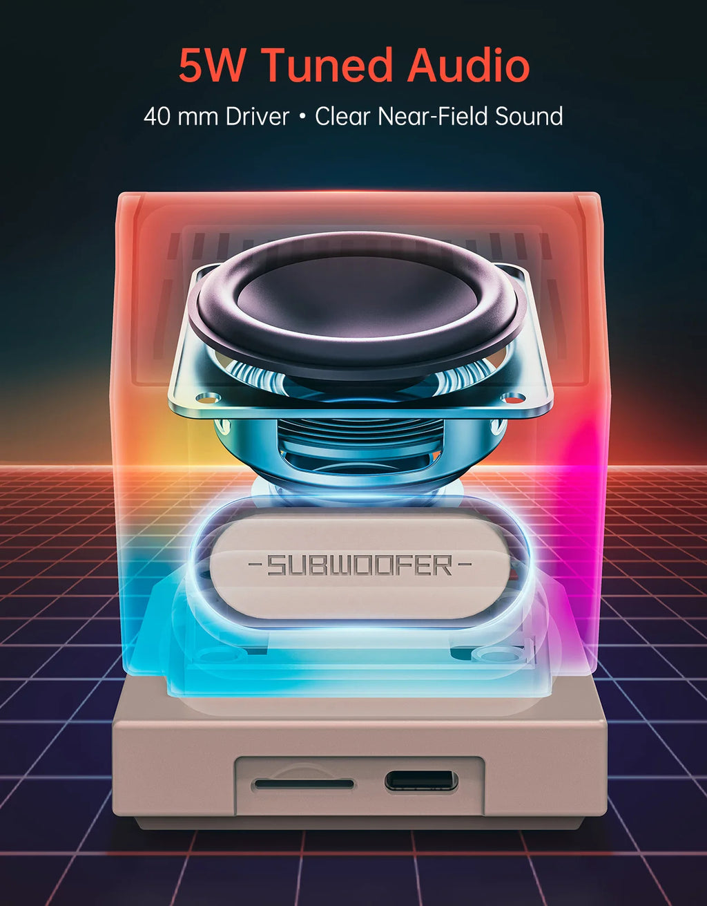 Pixel Desk — Retro Bluetooth Speaker