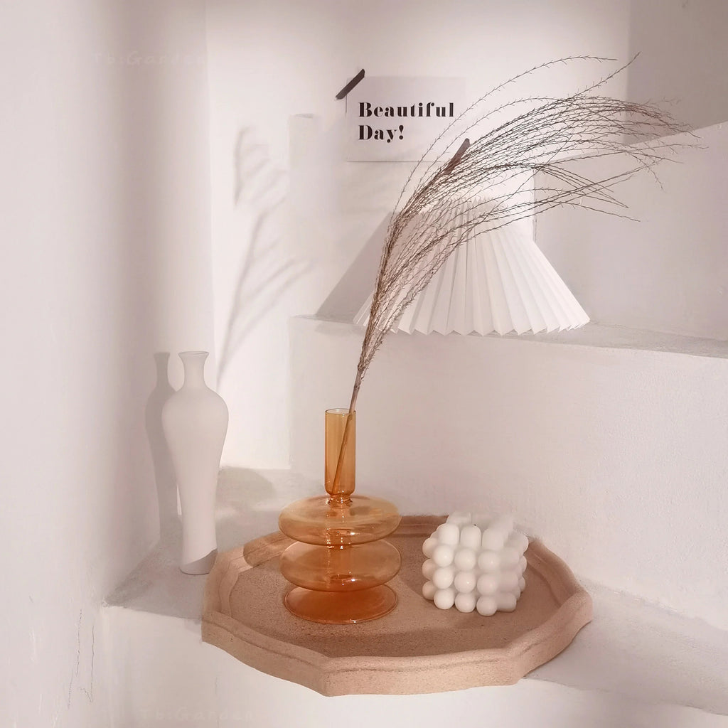 Clear Bloom — Glass Tabletop Flower Vase