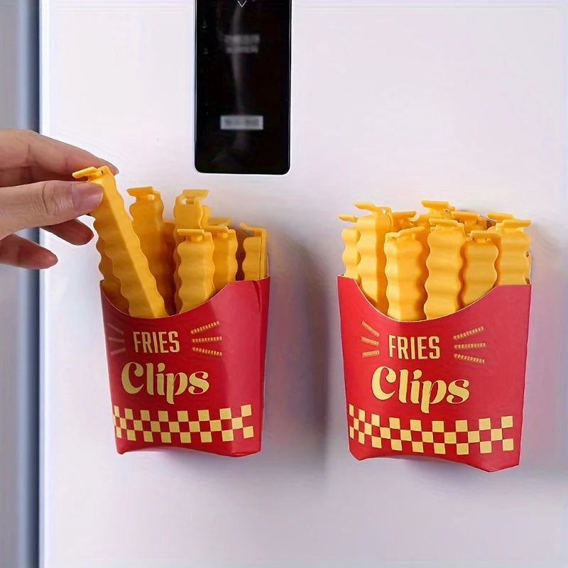 Golden Crisp — French Fry Bag Clips (Set of 12)