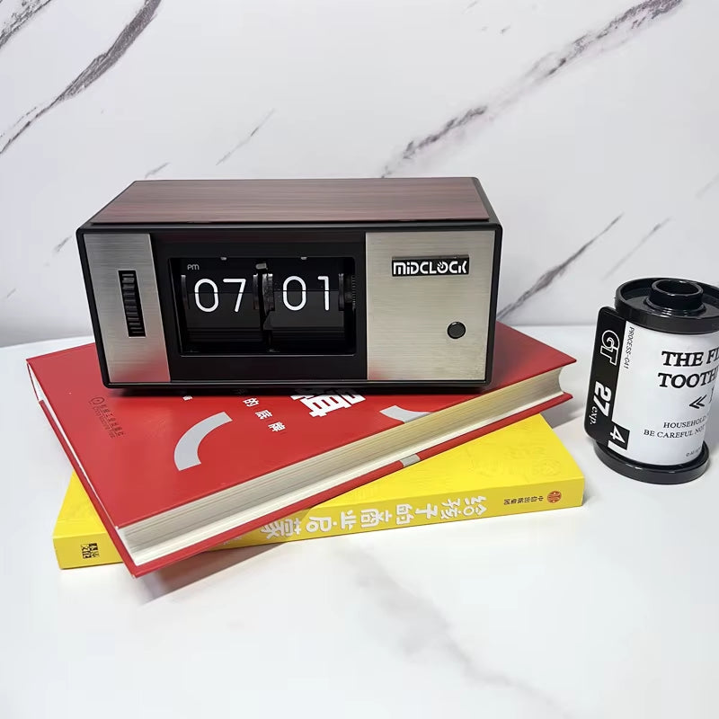 Page Turn Glow — LED or Flip Table Clock