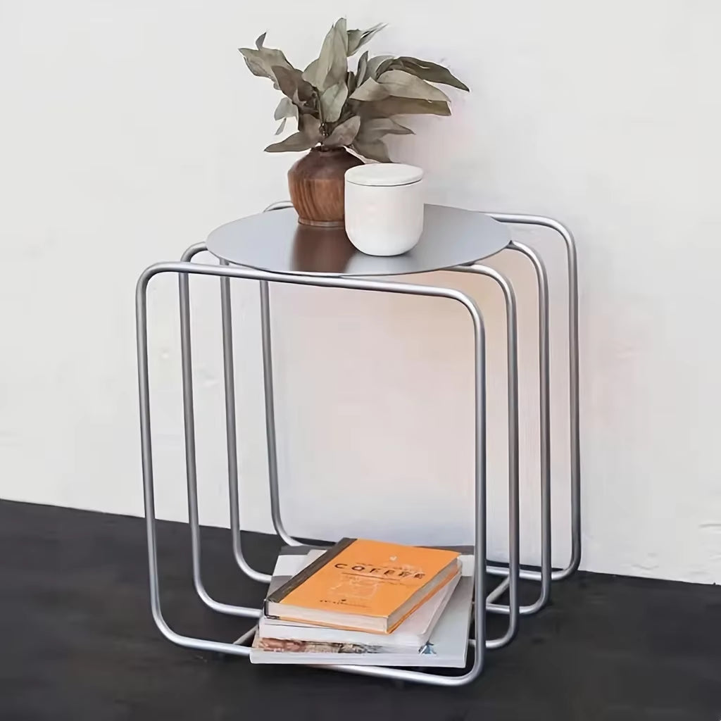 Lineform — Minimalist Metal Side Table
