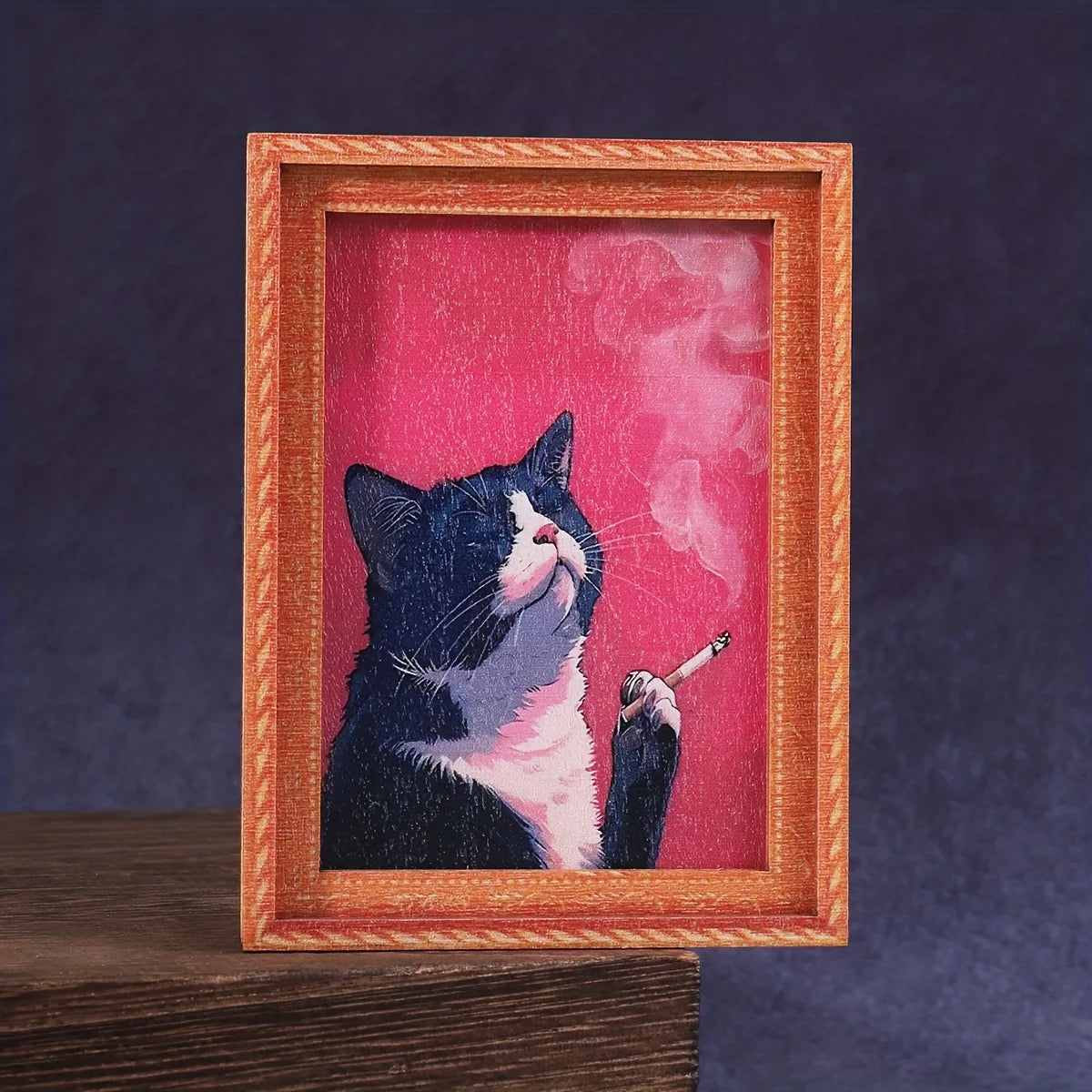 Fridge Friend — Black & White Cat Magnet