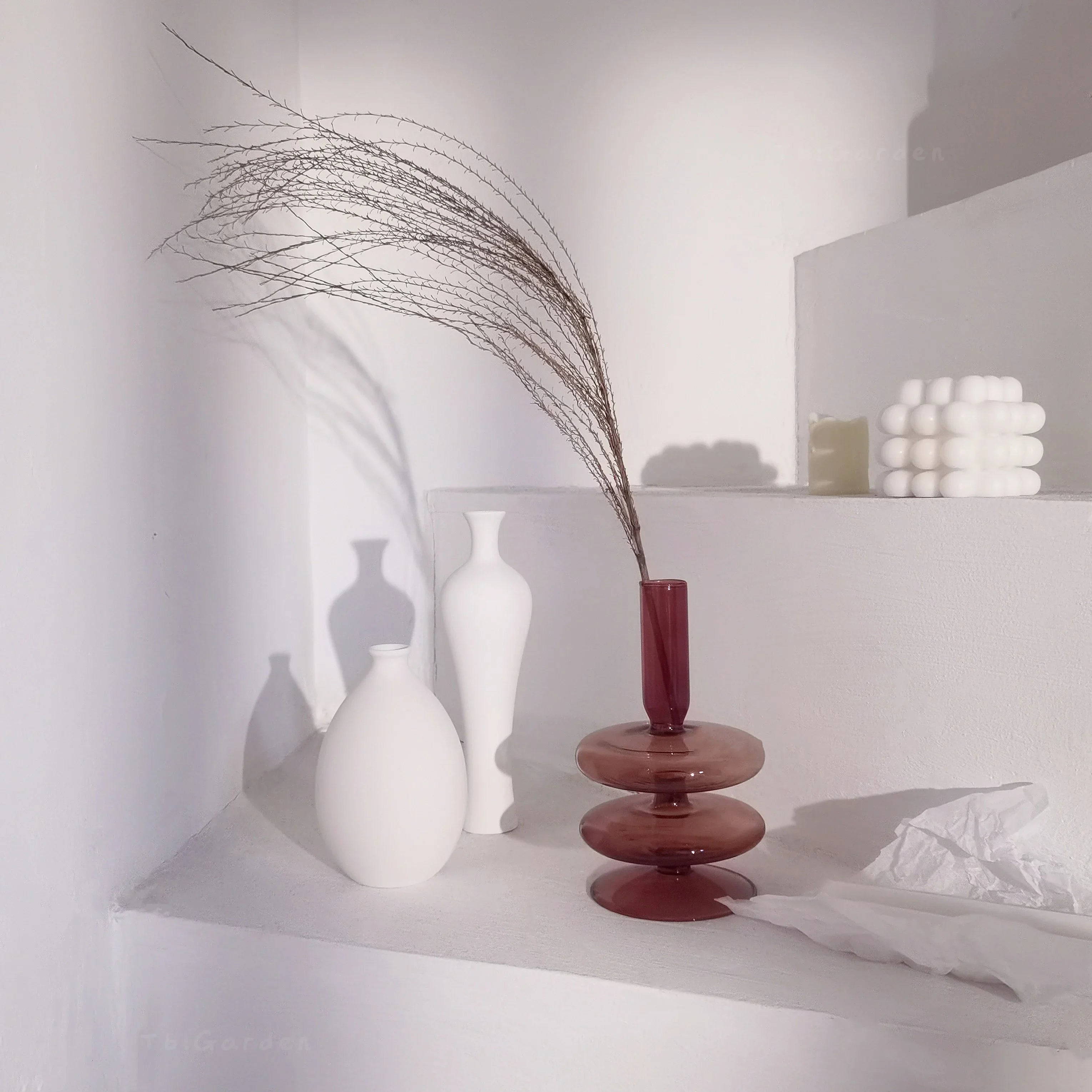 Clear Bloom — Glass Tabletop Flower Vase