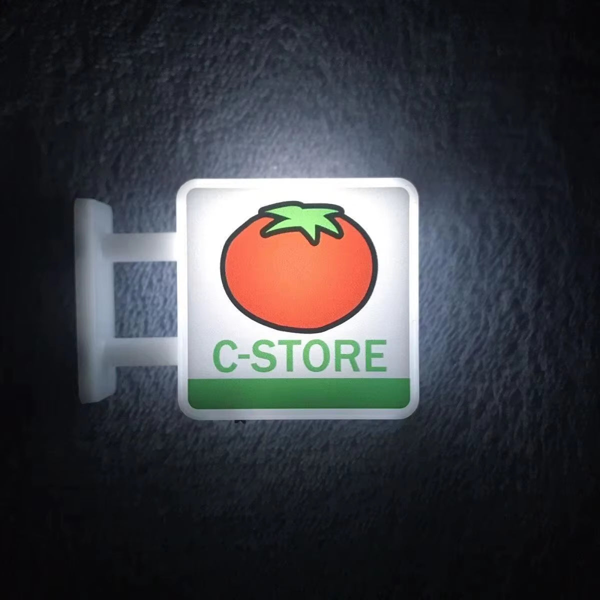 Corner Store Glow — Mini Convenience Store Fridge Magnet Night Light