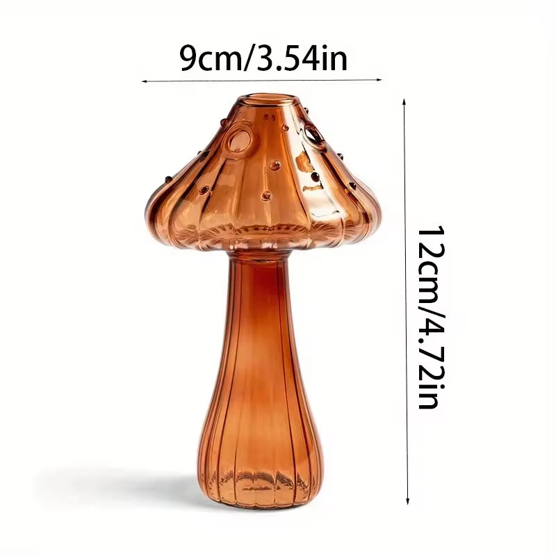 Mosscap — Color Glass Mushroom Vase