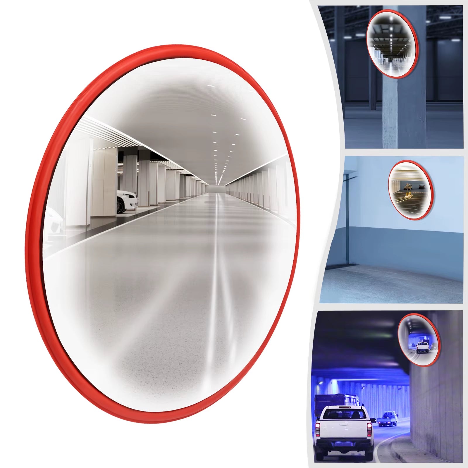 Horizon Mirror — Round Convex Wide-Angle Wall Mirror