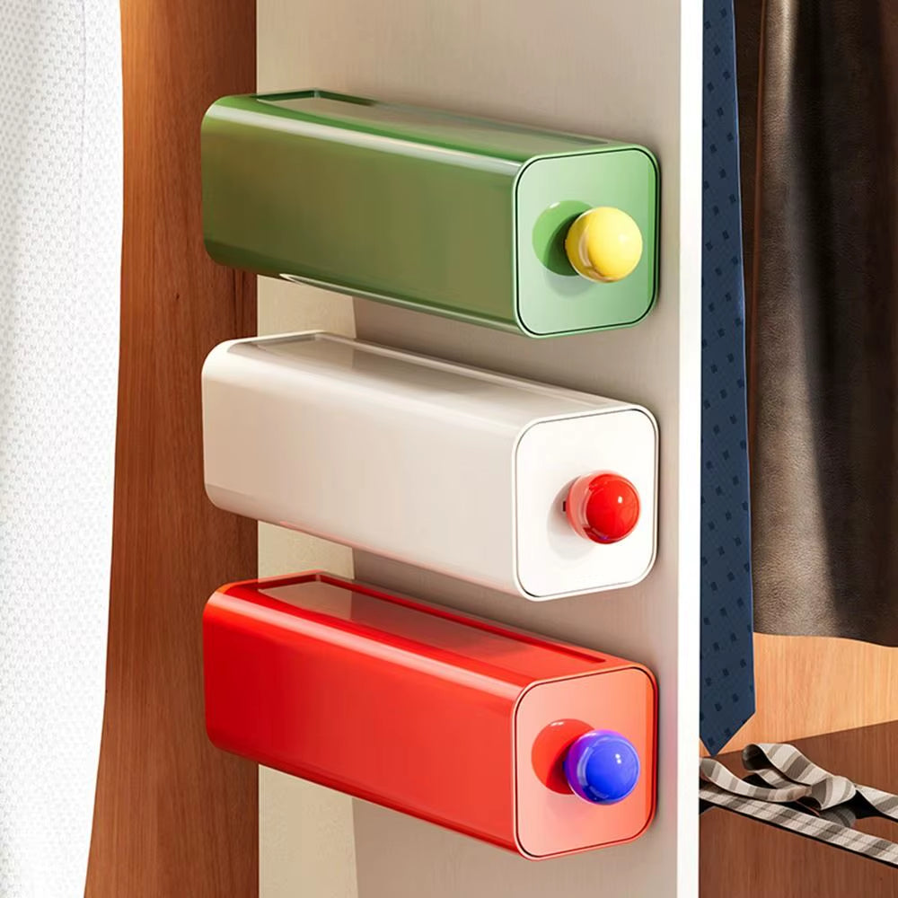 Clear Stack — Wall-Mounted Desk Storage Box