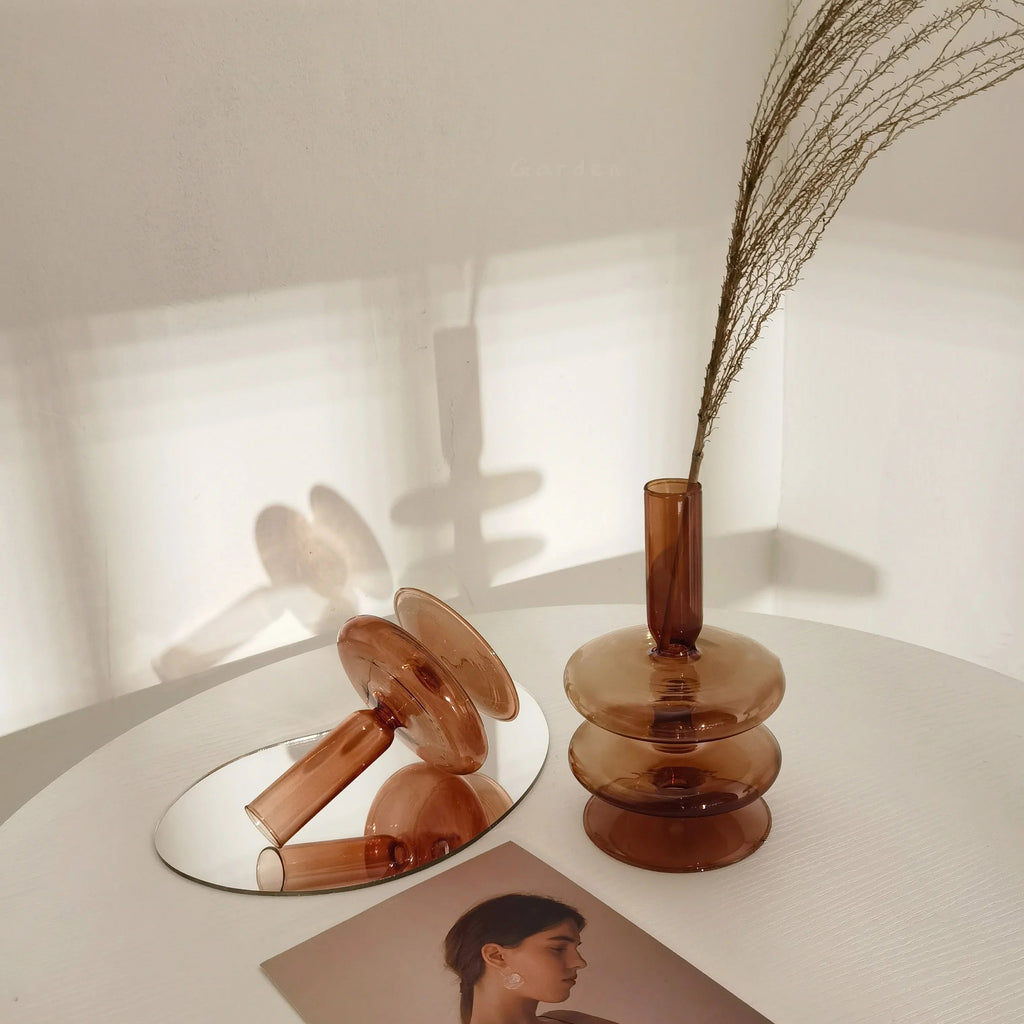 Clear Bloom — Glass Tabletop Flower Vase