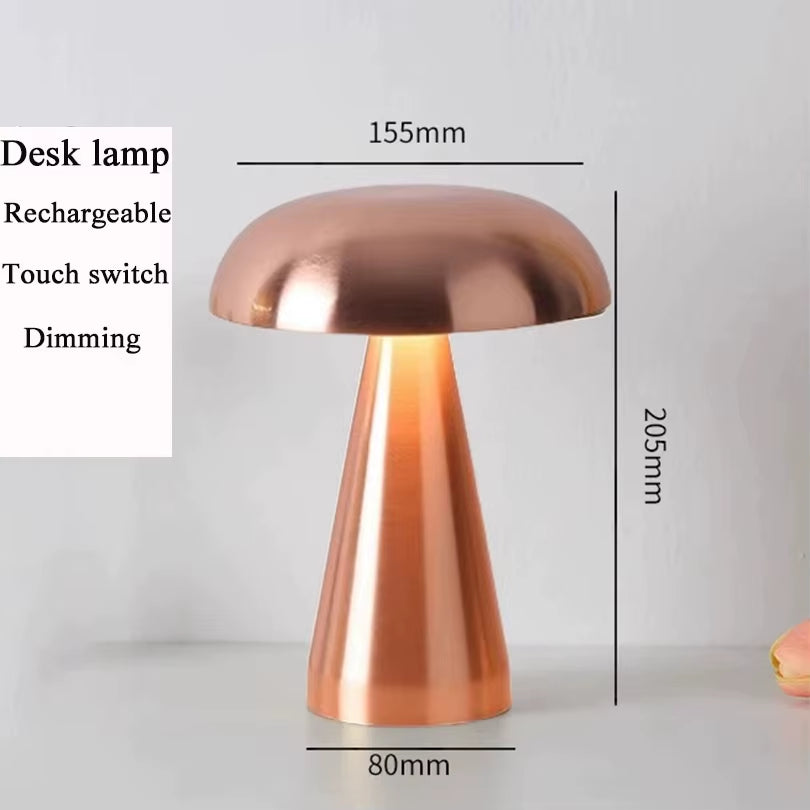 Afterlight — Touch-Activated Mushroom Table Lamp