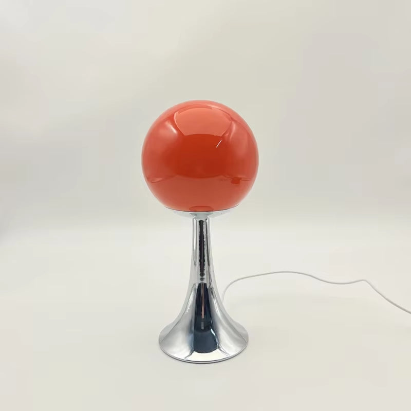Glow Orb — Glass Round Table Lamp