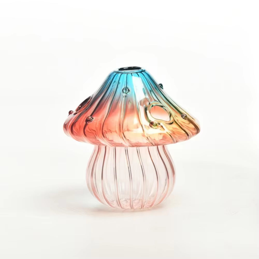 Mosscap — Color Glass Mushroom Vase