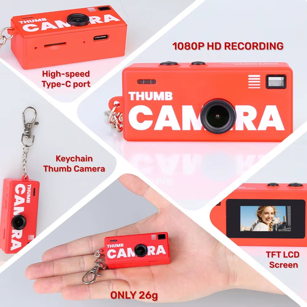 Keyframe — 1080P Keychain Video Camera (Flip Lens + Flash)