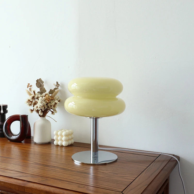 Macaron Glow — Glass Table Lamp