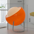 Amber Arc — Bauhaus Glass Table Lamp (3-Color Light)
