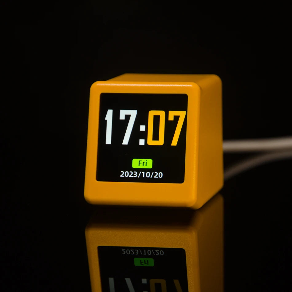 Forecast Frame — Mini Desktop Weather Clock + GIF Display