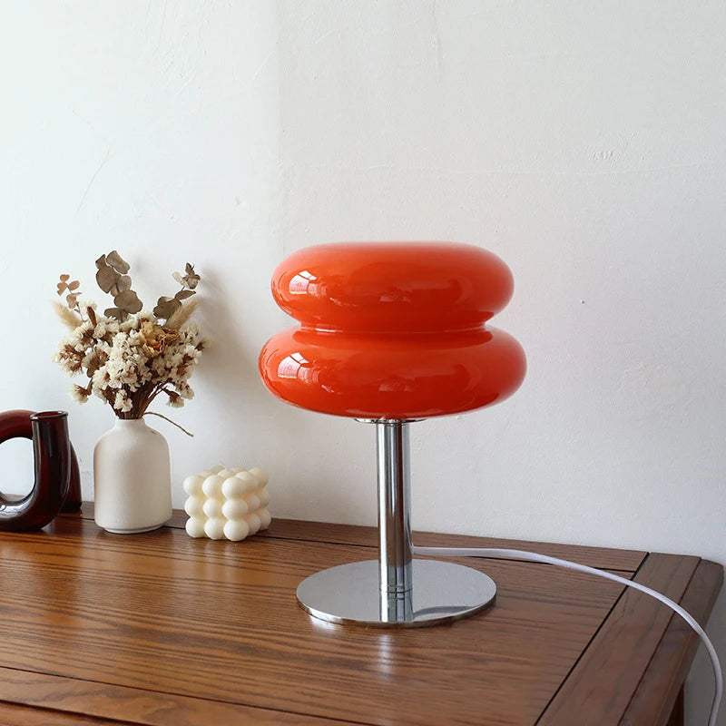 Macaron Glow — Glass Table Lamp