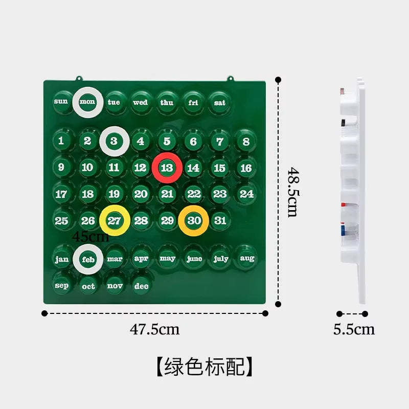 Ring Date — Perpetual Wall Calendar