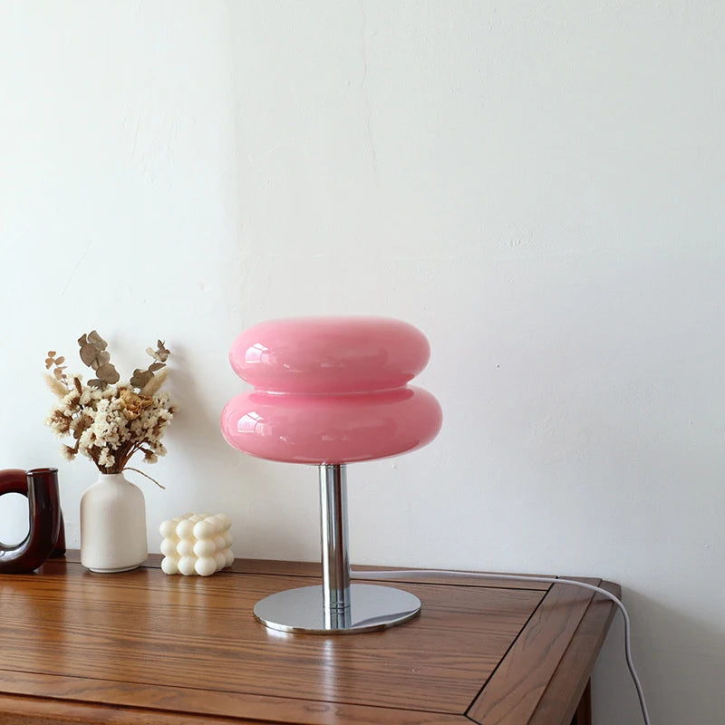 Macaron Glow — Glass Table Lamp