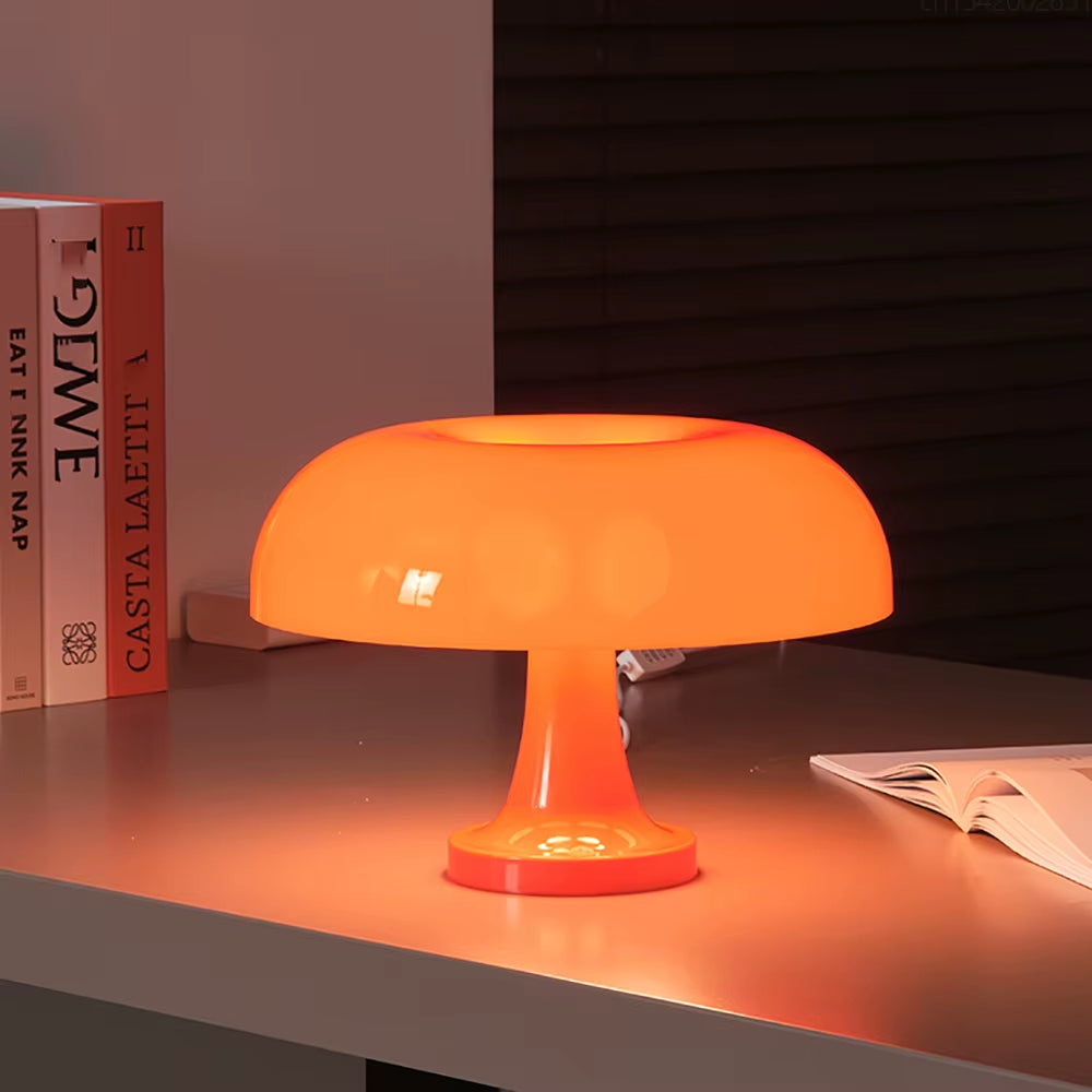Bauhaus Bloom — Mushroom Table Lamp (3-Color Dimming)