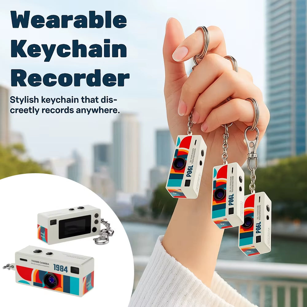 Keyframe — 1080P Keychain Video Camera (Flip Lens + Flash)