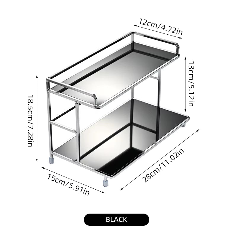 Double Stack — Two-Tier Metal Storage Rack