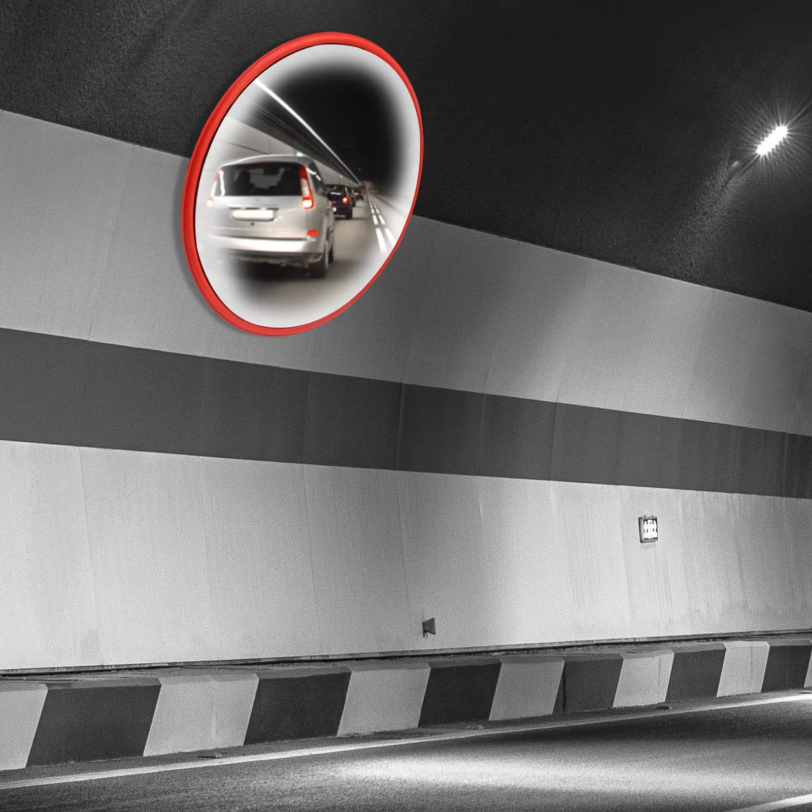 Horizon Mirror — Round Convex Wide-Angle Wall Mirror