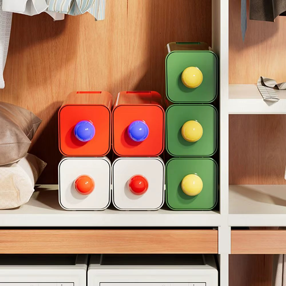 Clear Stack — Wall-Mounted Desk Storage Box